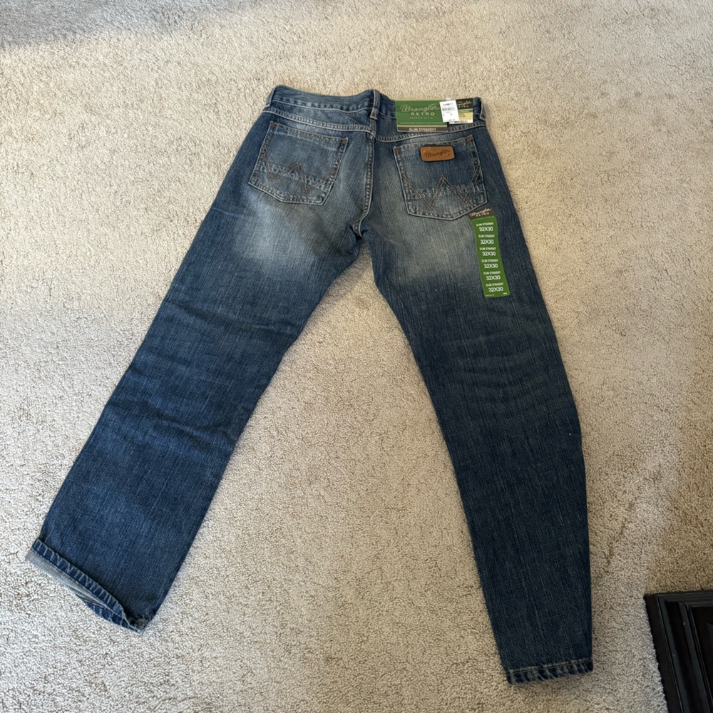 Wrangler retro slim straight jeans